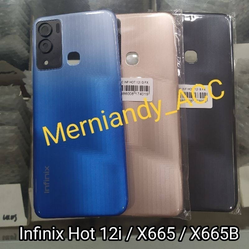 Backdor ฝาหลัง Infinix Hot 12i / X665 / X665B Cessing Hausing ฝาหลัง ORI ALFON