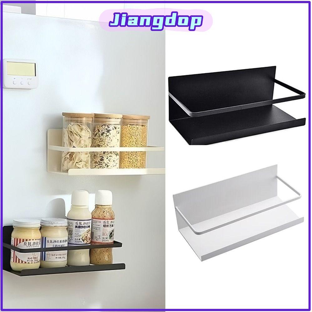JIANG Magnetic Storage Rack, Spices Organization Side Wall ตู้เย็น Organizer ชั้นวาง, Multifunctiona