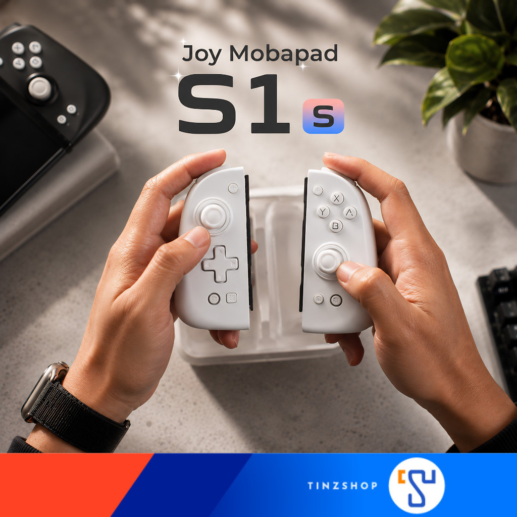 [ส่งด่วน] Mobapad S1 S Switch Joy-Con คอนโทรลเลอร์เสริมสำหรับ Nintendo Switch จอยเกม : Tinzshop