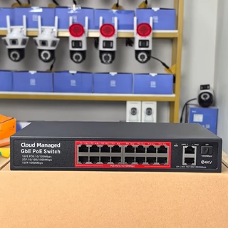 USEE POE SWITCH 4P / 8P / 8P uplink Gigabit / 16P / 24P (รับประกัน 1 ปี) สวิตส์จ่ายไฟ จากร้าน yoosee cctv