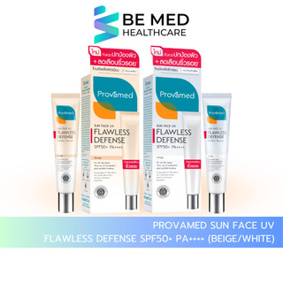 Provamed Sun Face UV Flawless Defense SPF50+ PA++++ โปรวาเมด ซัน เฟซ ยูวี ฟลอสเลส ดีเฟนส์ เอสพีเอฟ 50+ พีเอ++++