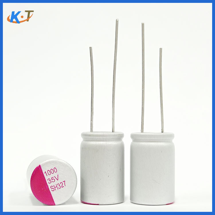 Plug-In High Temperature Solid Capacitor 35v1000uf Electrolytic Capacitor 1,000uf35v ชิป Electrolyti