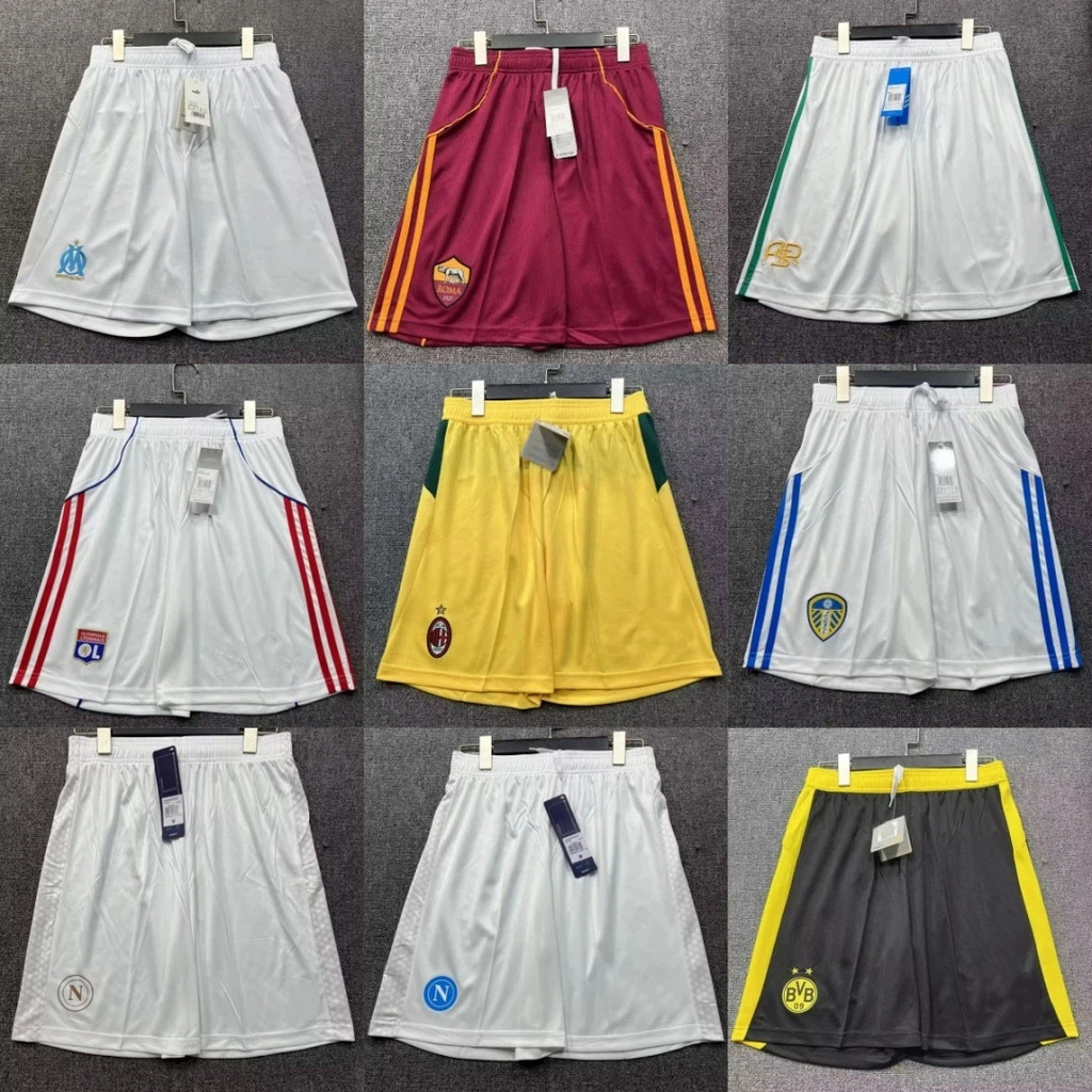 2025-2026 Atletico Madrid Milan Leeds United Home Away Third Football Jersey Shorts