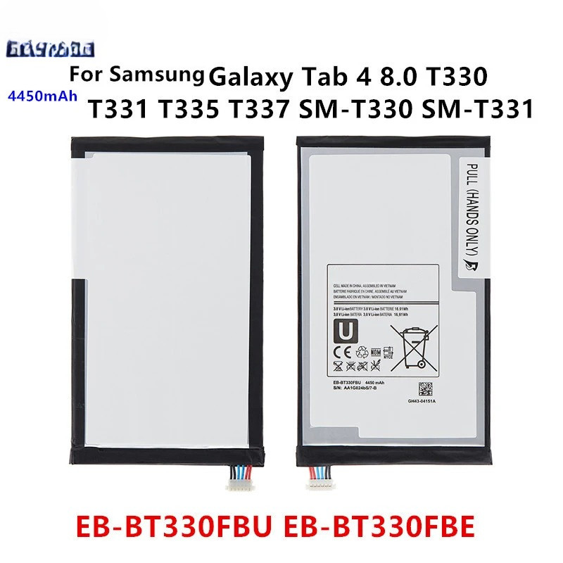 Brand New EB-BT330FBU EB-BT330FBE 4450mAh Battery For Samsung Galaxy Tab 4 8.0 T330 T331 T335 SM-T33