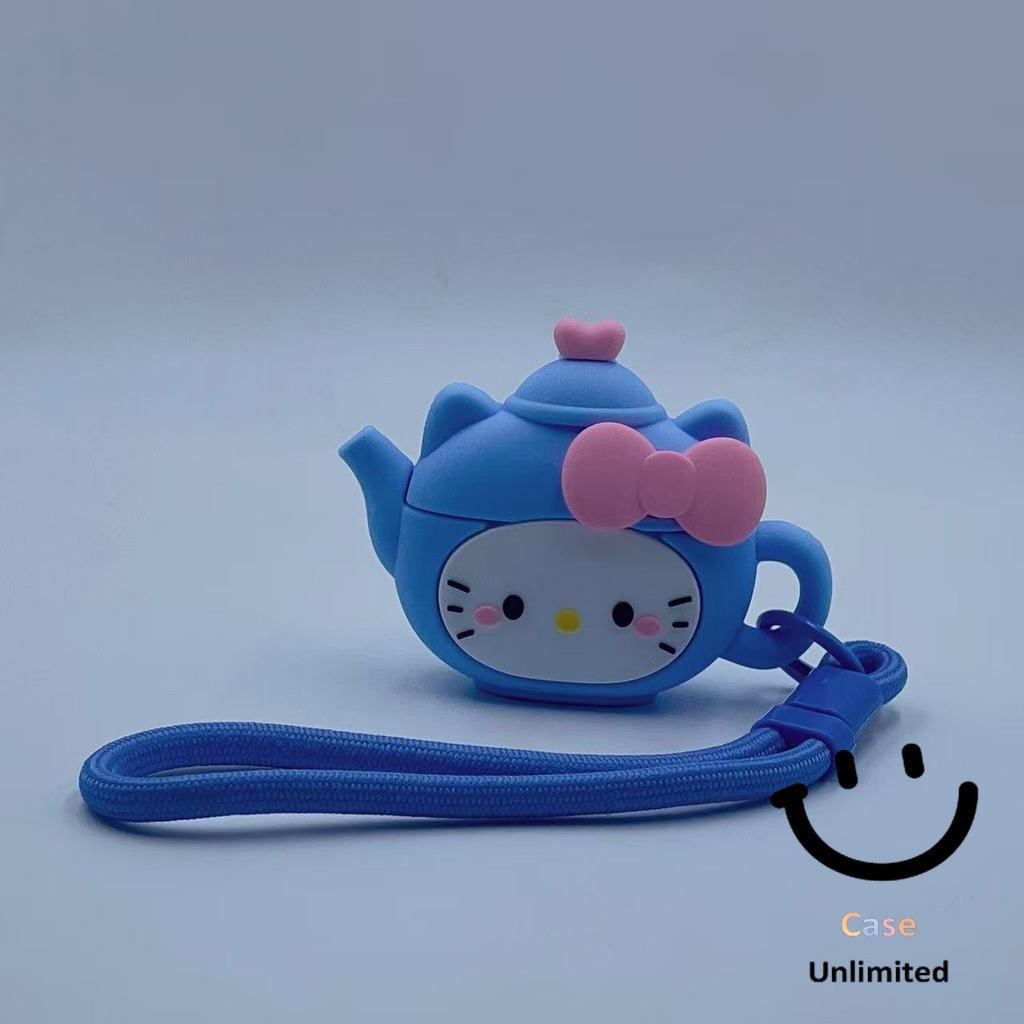 สําหรับ GOOJODOQ J201 J206 J228 J229 เคส Case หูฟัง & Lanyard Creative Cat รูปแบบขวดน้ํา