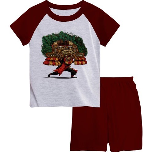 JOJOkids_STORE77// ชุด/ ชุด KIMONO สําหรับเด็กผู้หญิง/COW/ PICTURES/SOFT TC MATERIAL DTF PRINTING