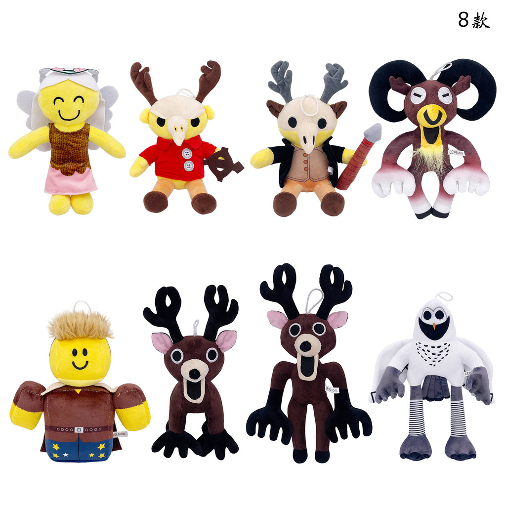 ในสต็อก 99Nights เกมสยองขวัญอุปกรณ์ต่อพ่วง 99 night reindeer ตุ๊กตาของเล่นตุ๊กตา