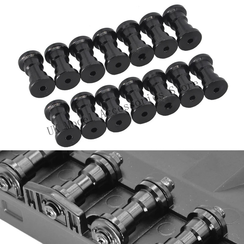 14 PCS HUINA 1/14 1580 580 โลหะเดิม Track Roller RC Excavator สนับสนุนชิ้นส่วนล้อ UAKI