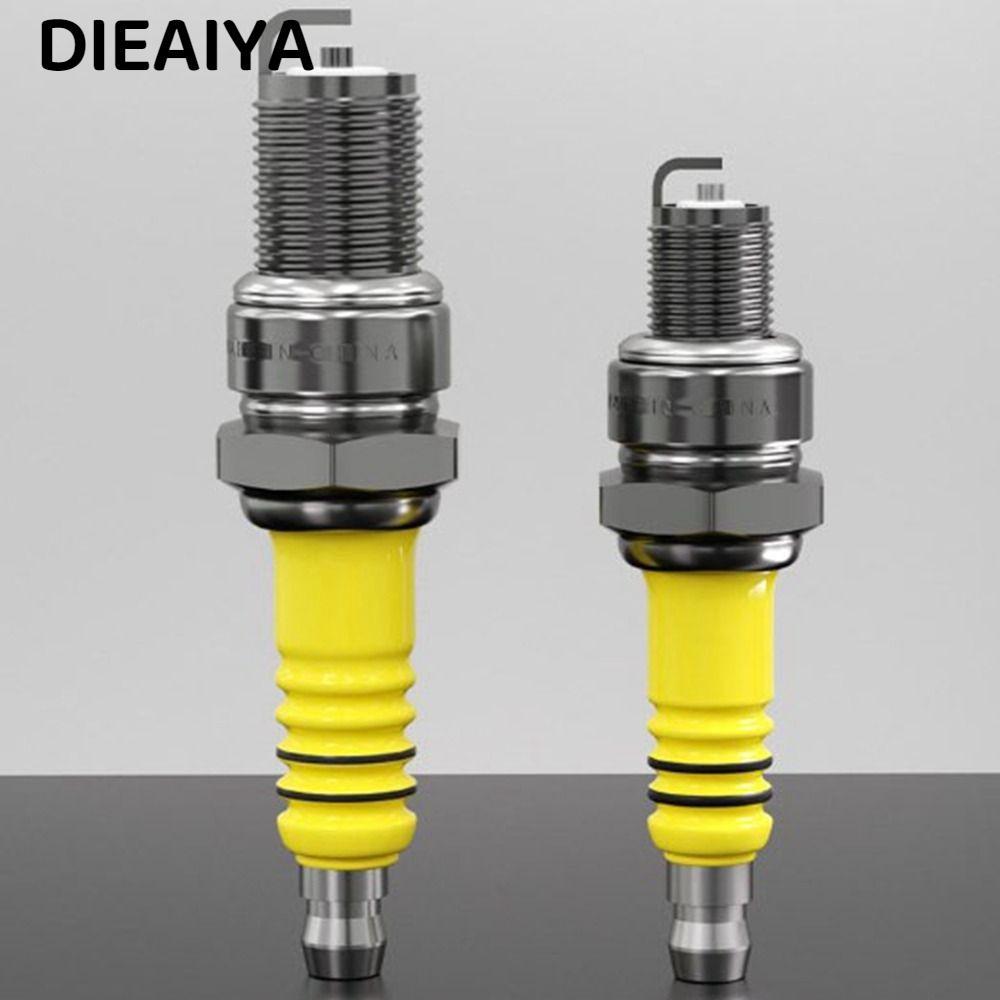 หัวเทียน DIETAIYA, 2 รูปแบบ Yellow & Silver Pedal รถจักรยานยนต์, D8TC Straddle E-bike อุปกรณ์เสริม