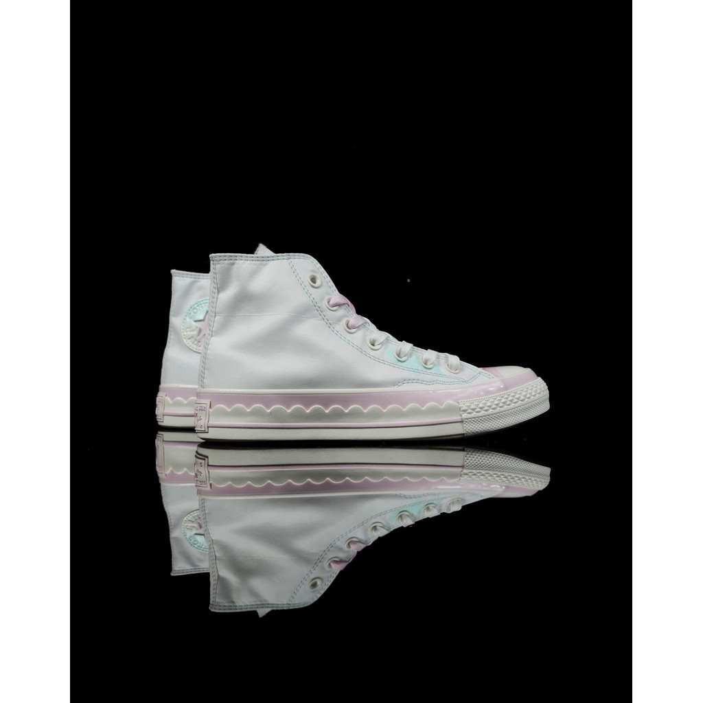 35-40 ขนาด Fun White Powder Ice Cream รองเท้าผ้าใบลําลองคุณภาพสูง