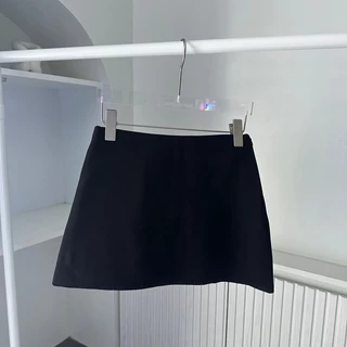 🤍 ส่งไวจากไทย✨ Skirt Pants กระโปรงกางเกงเอวต่ำ มีกางเกงด้านใน ผ้าเปเป้ ทรงสวย ใส่สบาย กระโปรงขาสั้น