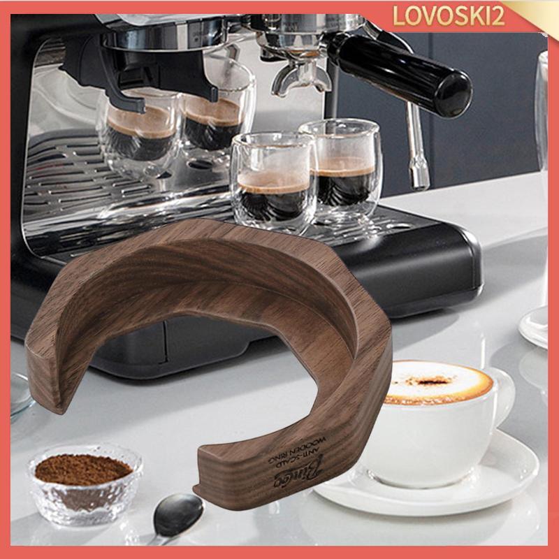 [Lovoski2] เครื่องชงกาแฟ Groud Head Part ตกแต่งแหวนไม้สําหรับอุปกรณ์เสริมกาแฟ E61