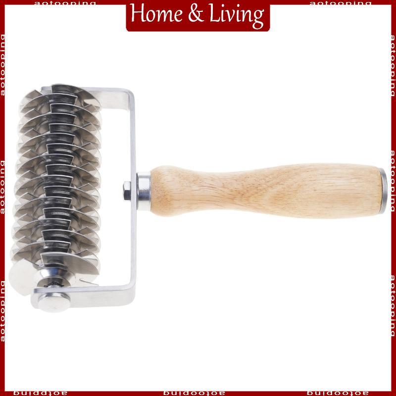 AOTO Pastry Crust Roller Cutter Lattice ในครัวเรือน Baking Pastry เครื่องมือสําหรับการบันทึกพายเครื่
