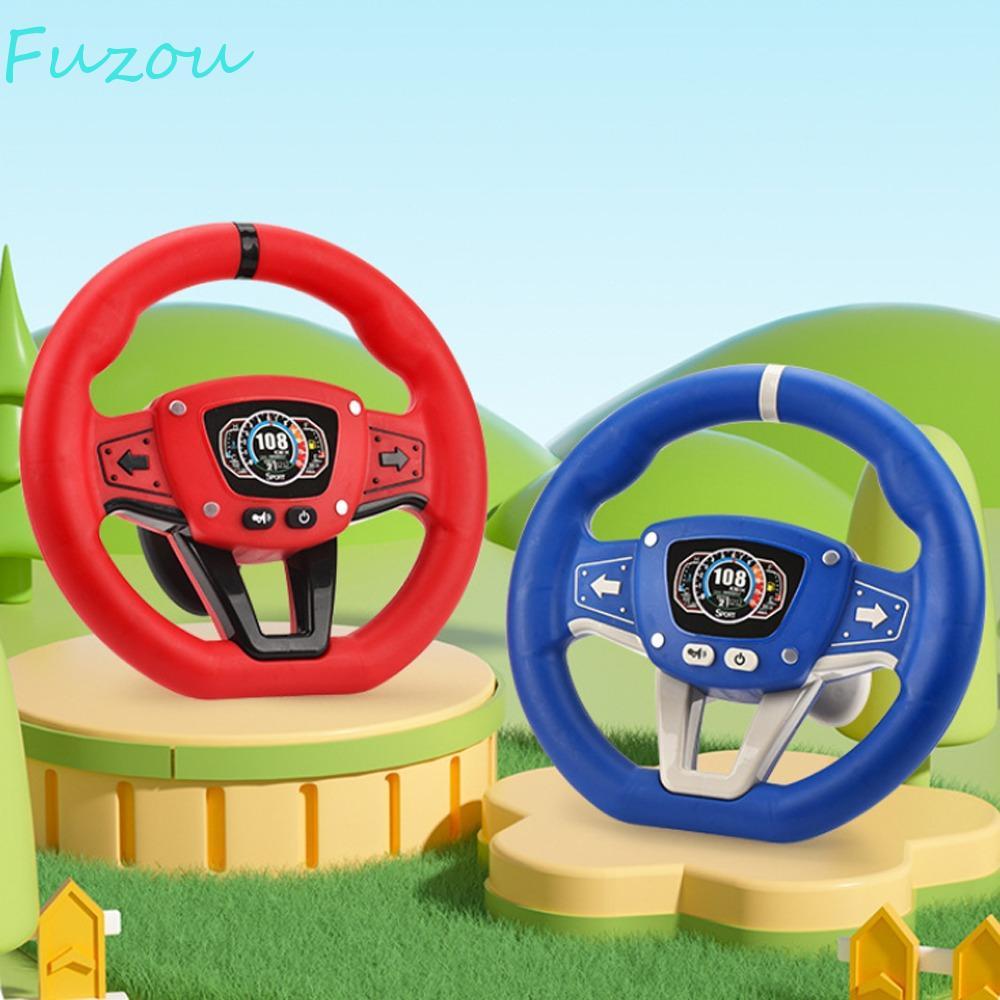 พวงมาลัย FUZOU Copilot 360 ° หมุนของเล่นพวงมาลัยจําลองมอนเตสซอรี่, จําลองอเนกประสงค์การศึกษาในช่วงต้