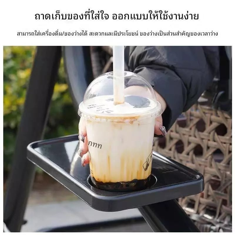 TTL ชิงช้าเหล็กกลางแจ้ง เปลญวนระเบียง สำหรับผู้ใหญ่และเด็ก thumbnail 8