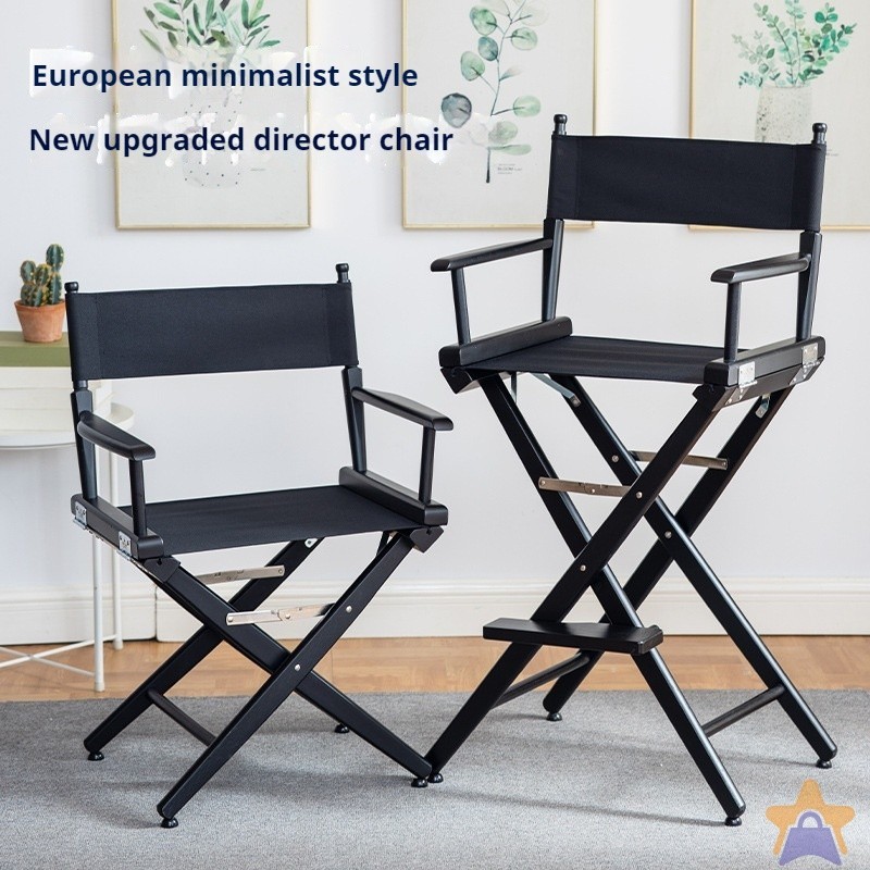 Solid wood folding director chair portable leisure outdoor fishing chair back chair painting chair