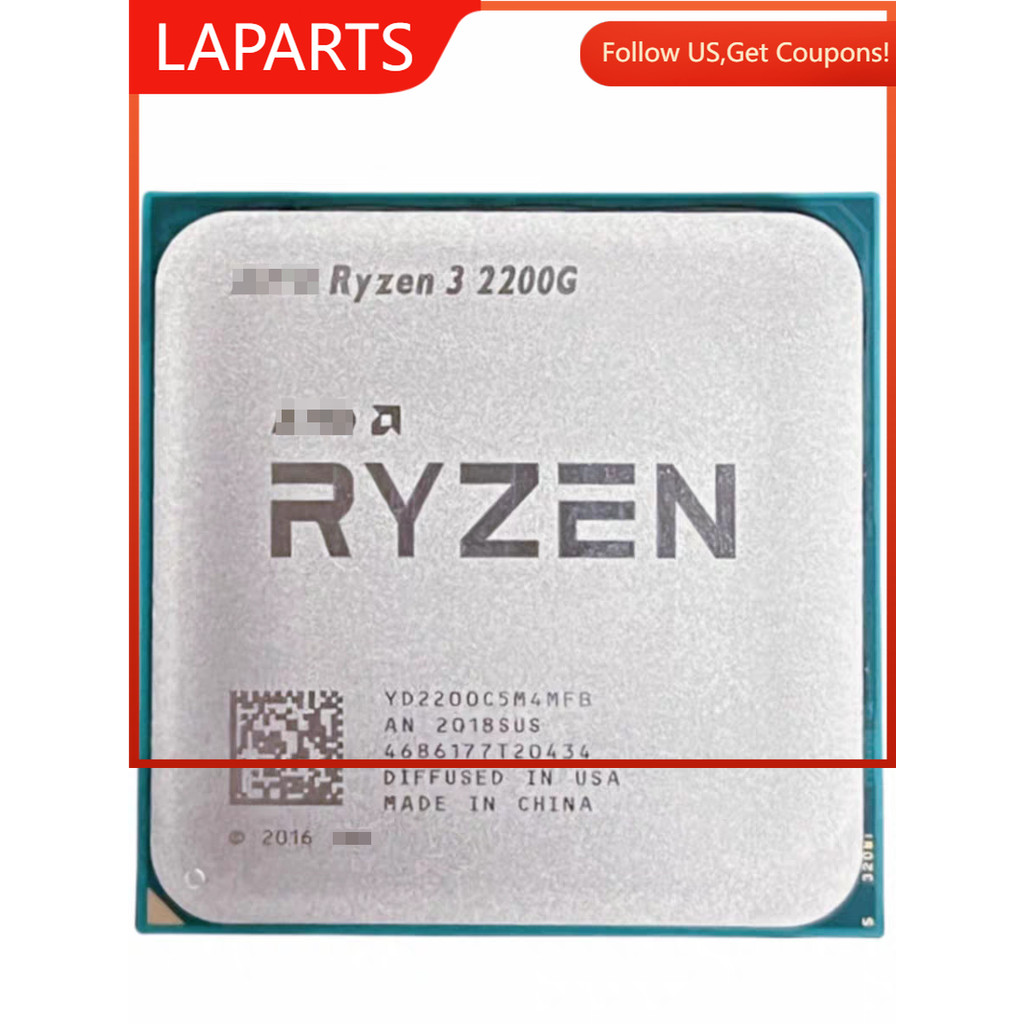 R3 2200G 3 Ryzen 3.5 GHz ใช้ GAMING Zen 0.014 Quad-Core Quad-Thread CPU โปรเซสเซอร์ YD2200C5M4MFB ซ็