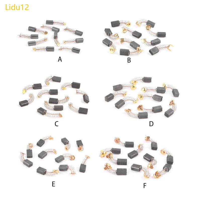Lidu12 10 ชิ้นแปรงคาร์บอนเปลี่ยนแปรงคาร์บอนสําหรับ Ma keta 1900B 3701 3703 J1Z-F03-13B FF-16A