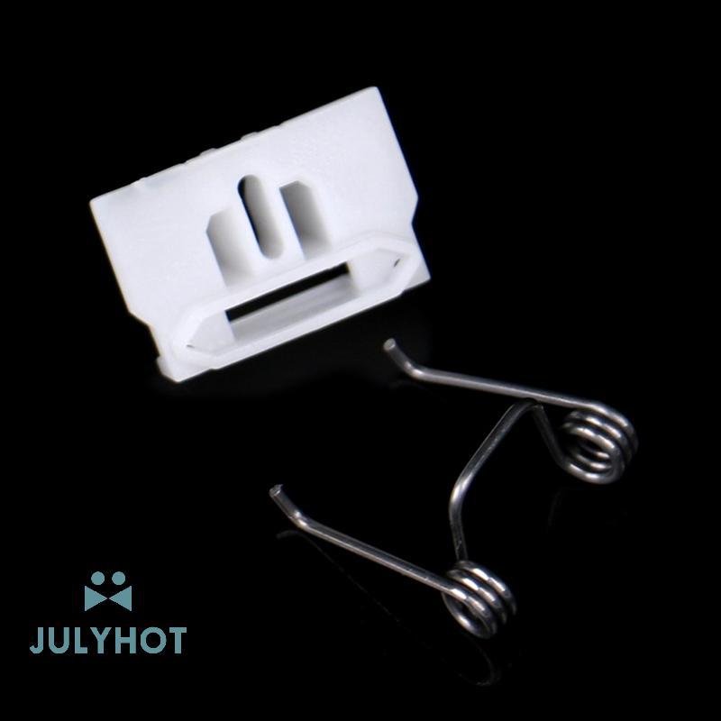 COOL Electric Push Scissors Hair Clipper Plastic Tong Coldless Clip Spring vn