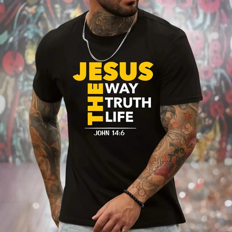 2026 แฟชั่น 20262025ข้ามพรมแดนฤดูร้อนแฟชั่นผู้ชาย2งพิมพ์,สบายสบายๆรอบคอผู้ชายแขนสั้นเสื้อยืดด้านบนปล