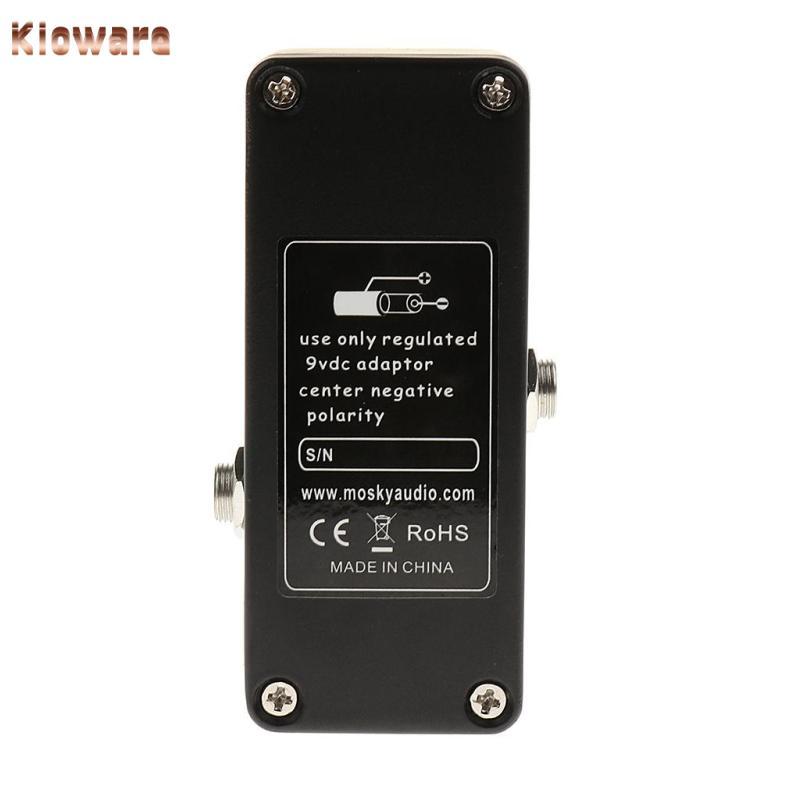 [Kloware] 92x38x48mm Black Rat Distortion Guitar Effect Pedal อะไหล่เครื่องดนตรี