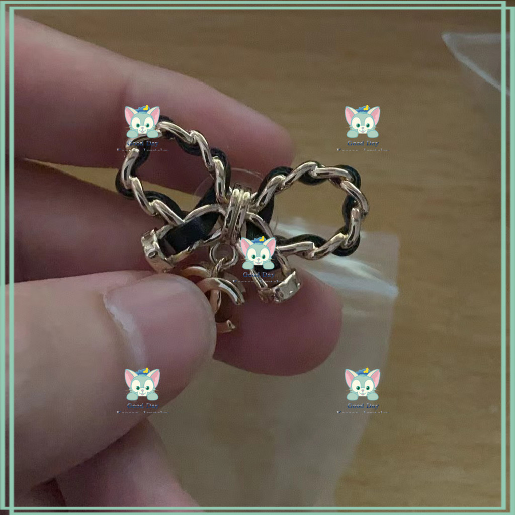 [C-home] Bow Weaving Fashion Drop ต่างหู Women-51258