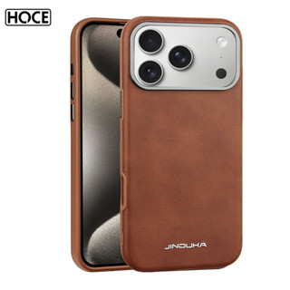 HOCE หรูหราธุรกิจสไตล์มังสวิรัติหนังเคสโทรศัพท์สําหรับ IPhon…