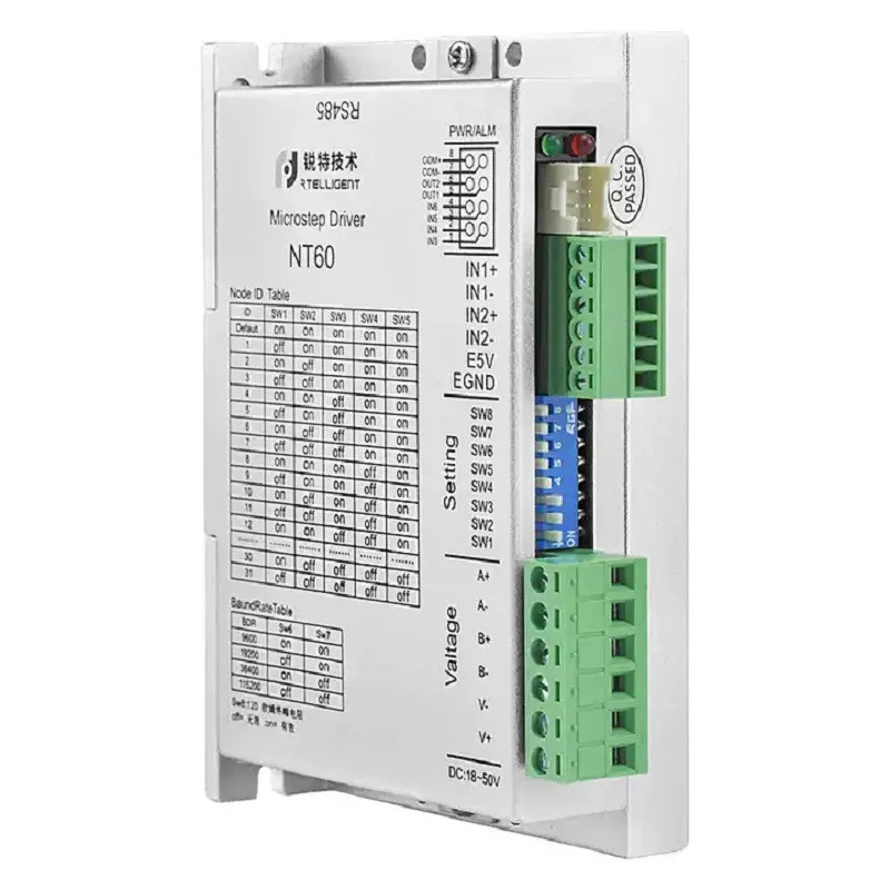 2026 Nema24 NT60 ประสิทธิภาพสูง RS485 modbus stepper driver สําหรับ 3C อุปกรณ์อิเล็กทรอนิกส์ Micro S