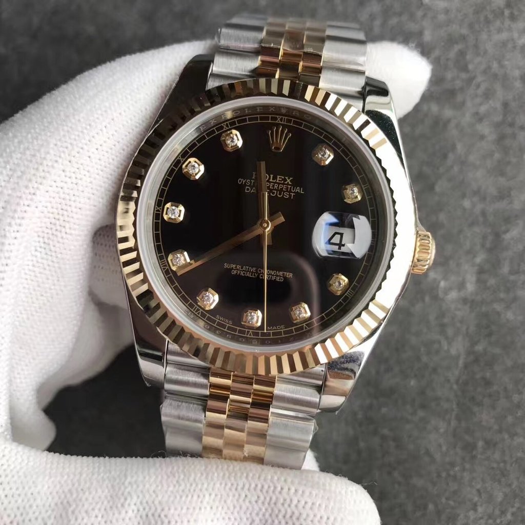 N Factory สินค้าใหม่ K Gold Version Rolex (Rolex) ประเภทไดอารี่ซีรีส์ถาวรพร้อมเครื่องขนาด 3235 41MM 