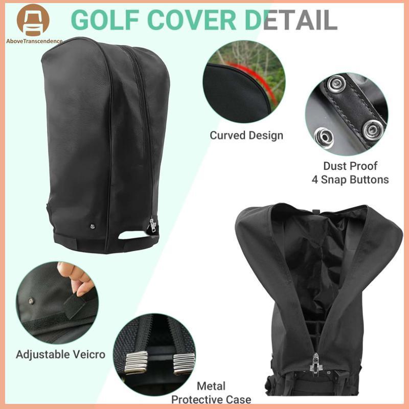 ABOVE ถุงกอล์ฟ Rain Cover กันฝุ่น Rain Hood Club Protector ถุงกอล์ฟแบบพกพา Rain Cover สําหรับถุงกอล์