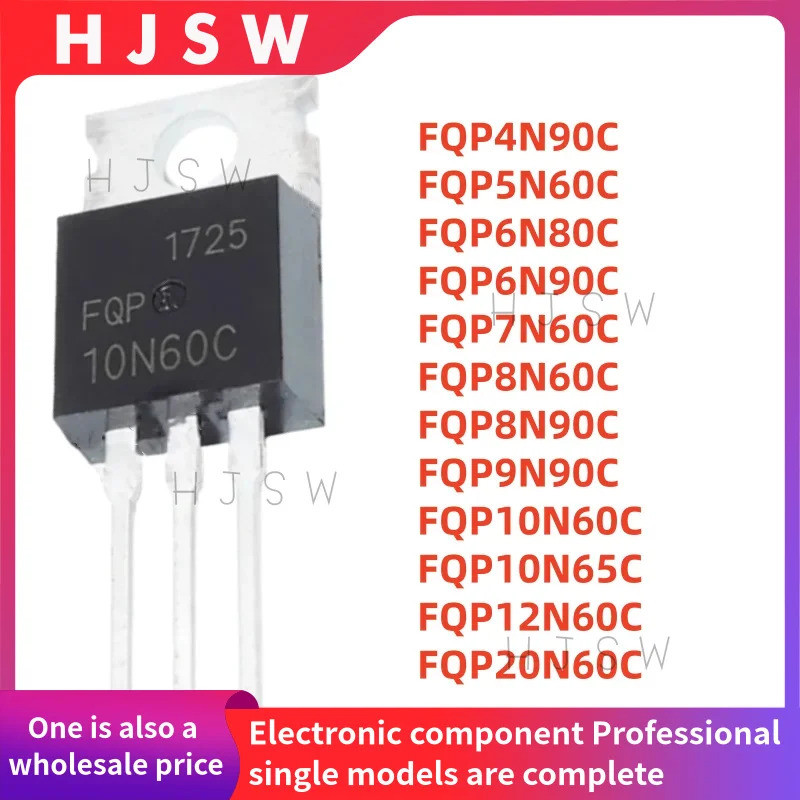 5PCS FQP4N90C FQP5N60C FQP6N80C FQP6N90C FQP7N60C FQP8N90C FQP9N90C F10C F60C F60C F60C F60C F20C F2