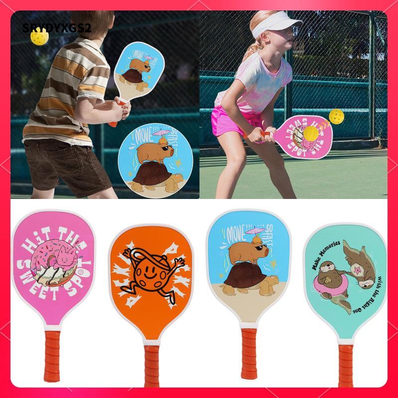 [Srydyxgs2] เด็ก Pickleball Paddle แบบพกพาขนาดเล็ก Grip สําหรับเด็กภายใต้ 12 สําหรับชายหญิงน่ารัก Pi