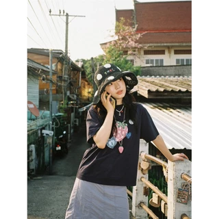 Tagi. Wide-brimmed Woven Hat หมวกสานปีกกว้าง