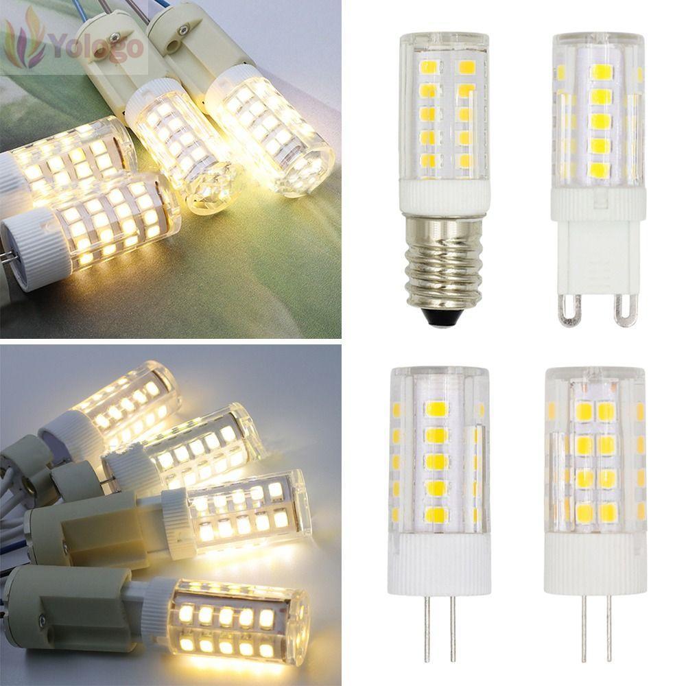 YOLOGO หลอดไฟข้าวโพด LED G4 G9 E14 5W 7W หลอดไฟข้าวโพด