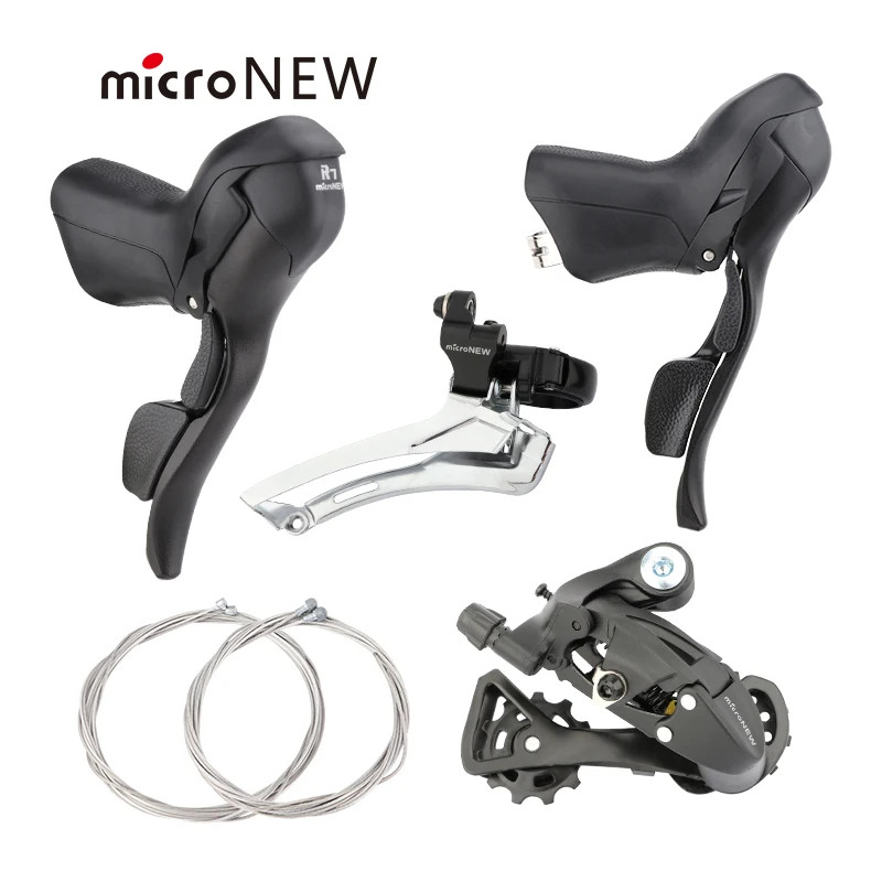MicroNEW Road Bike Shifters 3x7 3x8 3x9 3x10 3X11Speed เบรคคันโยกจักรยาน 2x7 2x8 2x9 2x1