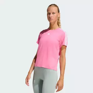 adidas Gym & Training เสื้อยืด AEROREADY Train Essentials 3-Stripes ผู้หญิง สีชมพู KC3325