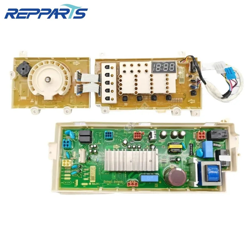 F75DD F ใหม่751202ND F801202ND บอร์ดควบคุมพร้อมจอแสดงผล PCB สําหรับอะไหล่เครื่องซักผ้า Skyworth