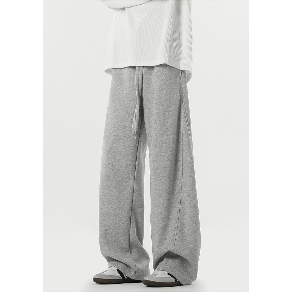 กางเกงติดตามผู้ชาย Unisex Streetwear Vintage กางเกงวอร์มขนาดใหญ่ Breathable Casual Loungewear M-5XL