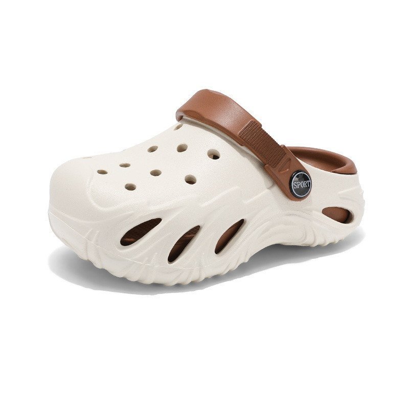 Small Medium 6-15 Years Old Boys New Style Baotou Hole Slippers