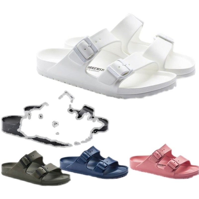 BIRKENSTOCK BIRKENSTOCK Double Buckle รองเท้าแตะ EVA สําหรับผู้ใหญ่รองเท้าชายหาด Arizona