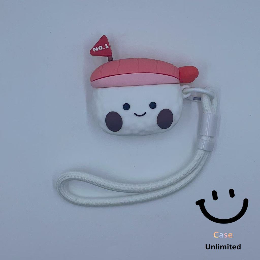 สําหรับ GOOJODOQ J201 J206 J228 J229 เคส Case เคสหูฟังและลาน การออกแบบซูชิกุ้งหวานน่ารัก