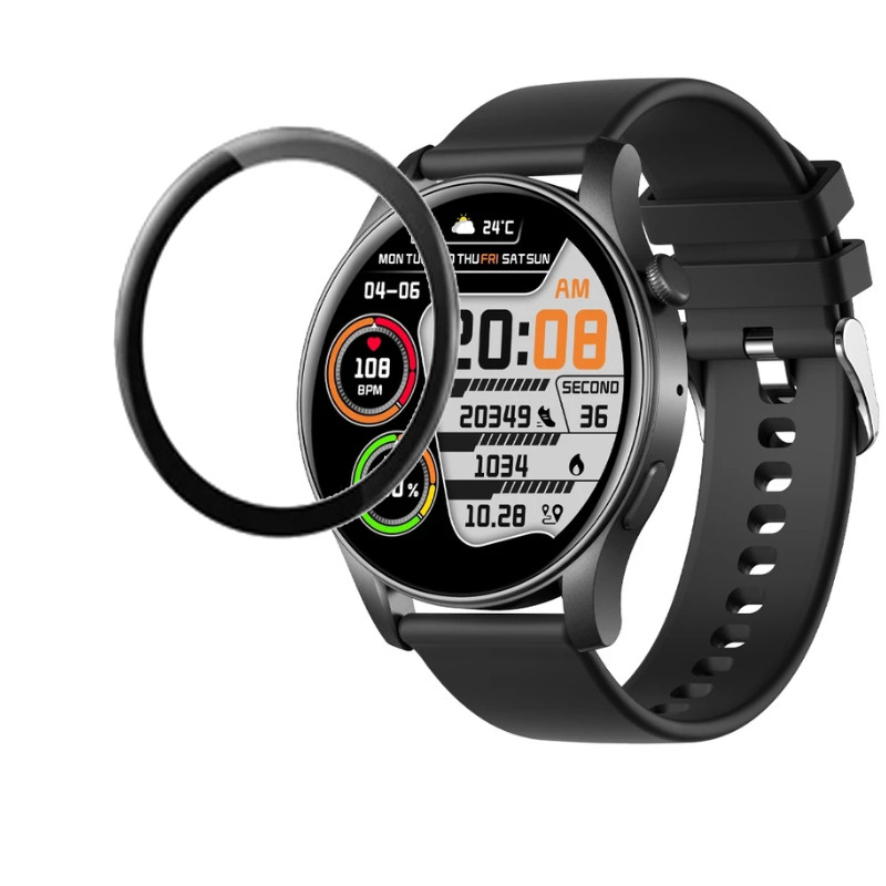 สําหรับ COLMI V73 ป้องกันหน้าจอ COLMI V73 Smartwatch 3D คลุมทั้งหมด PMMA ฟิล์มป้องกันฟิล์ม