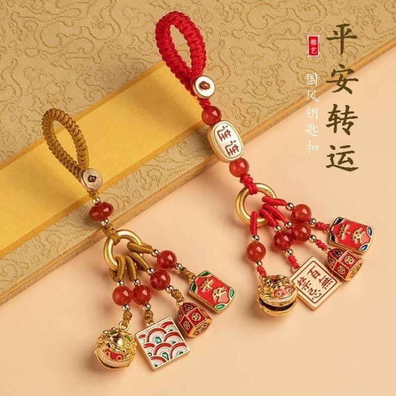 ทรายทองไม่มีแท็บoos พวงกุญแจสไตล์จีนดี20251210