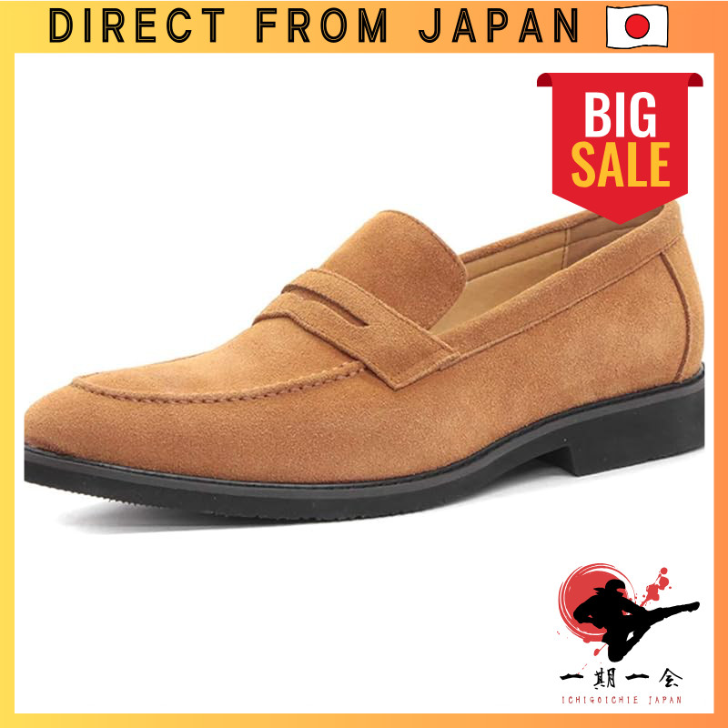 Dedes 5264 Leather Coin Loafers (26.5, Brown)