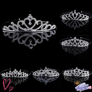 มงกุฎเจ้าหญิงสำหรับงานปาร์ตี้พร้อมเพชรเทียม royal rhinestone…