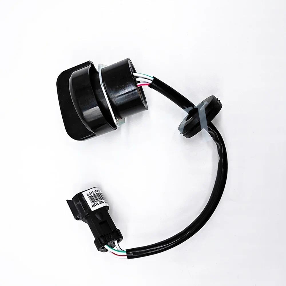 R215-7/R225-7/R290-7/R160-7 อะไหล่รถขุดคันเร่ง Rotary Knob สวิทช์ 21N8-20902/21N8-20901 สําหรับเครื่