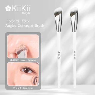 KiiKii แปรงรองพื้นแบบมุมเฉียง ขนสังเคราะห์คุณภาพสูง ปกปิดเนียน แต่งหน้ารองพื้นแนบผิว