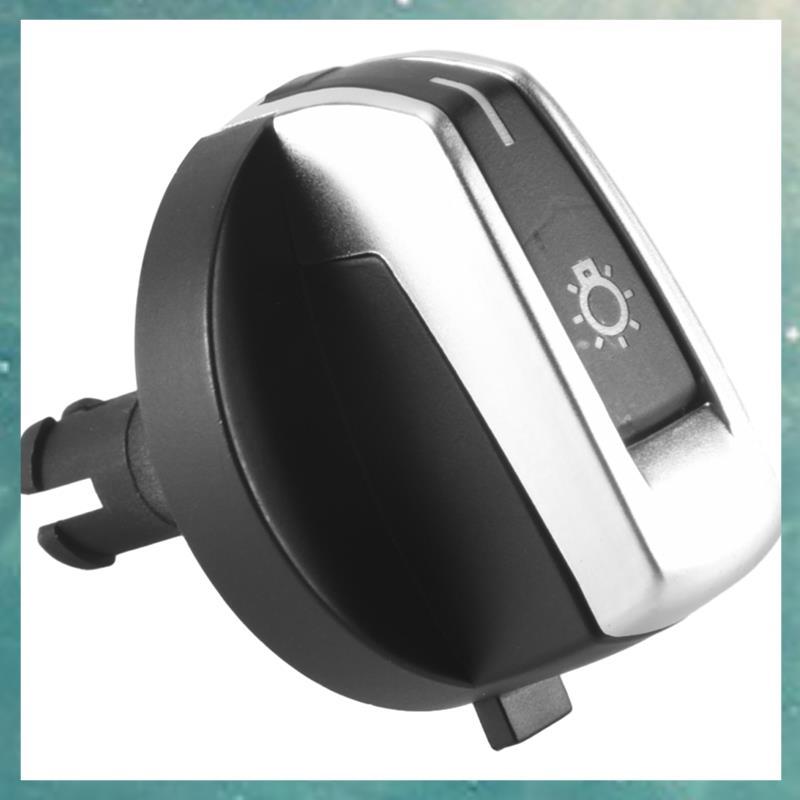 T QLI 1 ชิ้นไฟหน้ารถปุ่มสวิทช์สําหรับ- 5/7 Series X3 X4 F01 F02 F03 F10 F18 F07 F06 F25 F26 สีดํา