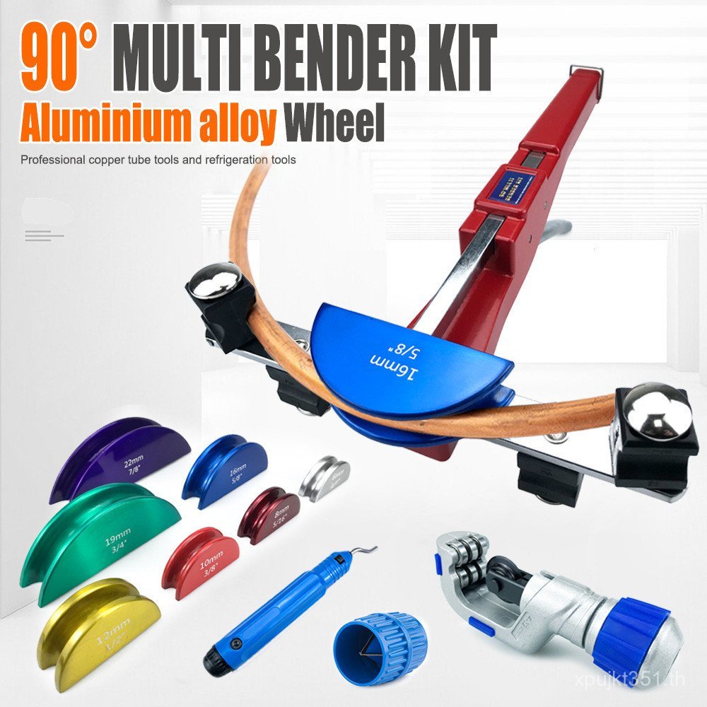 ตัวดัดท่อ CT-274 ใหม่ ประหยัดแรงงาน (คู่มือรวม CT-999F-C พร้อมกล่องพลาสติก Ratchet 6-22mm) แผ่นอลูมิ