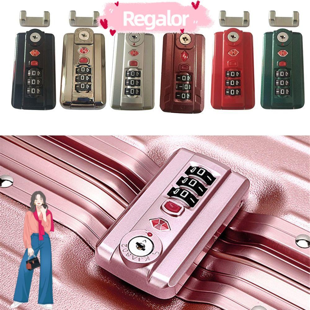 REGOR Customs รหัสผ่านล็อคตู้เดินทางแบบพกพา Locker กระเป๋าเดินทางรหัสล็อค ราคา ถูกที่สุด ดีลบีเคเค รูปภาพหลัก